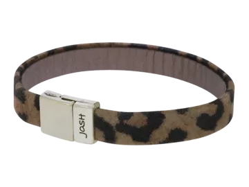 Lederarmband Ava schmal beige